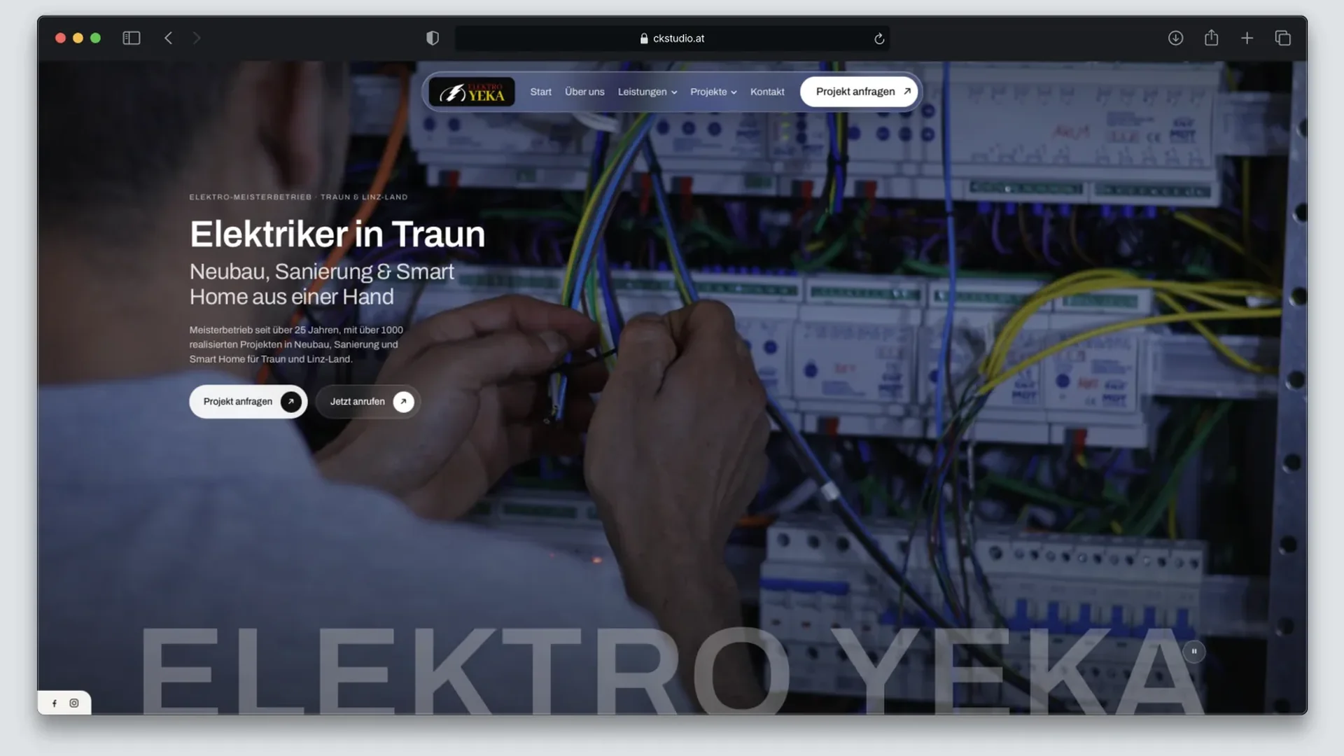 Website Elektro Yeka GmbH