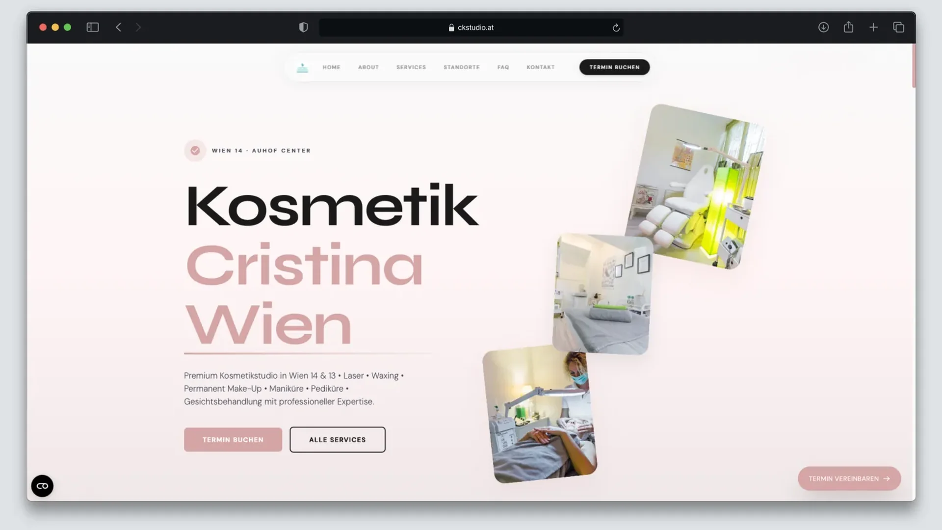 Website Kosmetikstudio